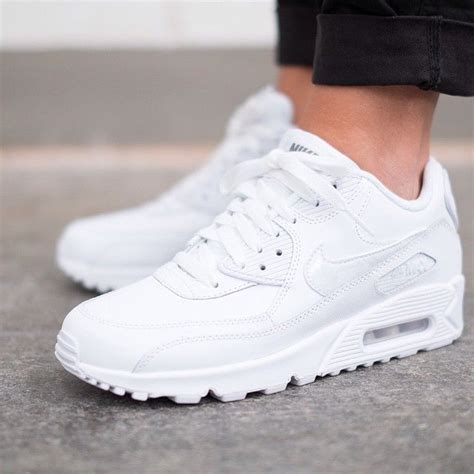 nike air max 90 leather gs weiß damen|Nike Air Max 90 leather.